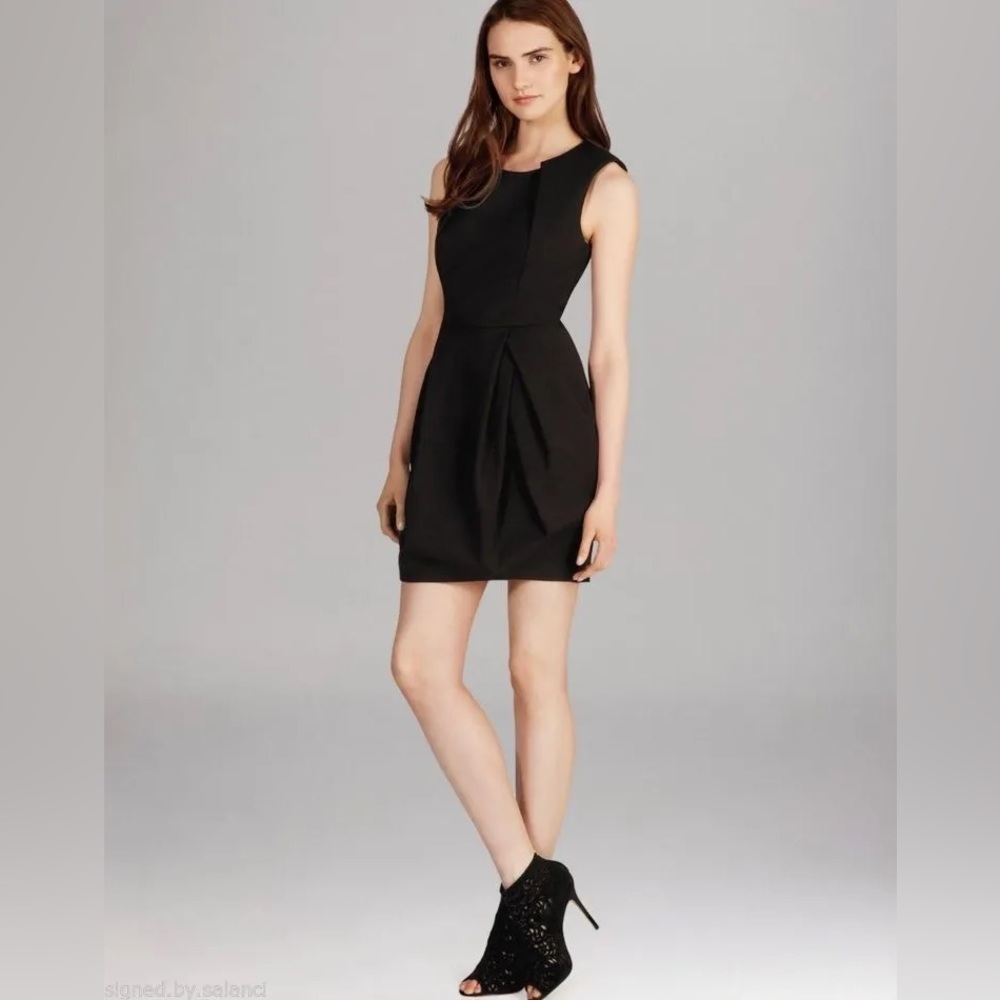 Karen Millen Black Sleeveless Mini Dress